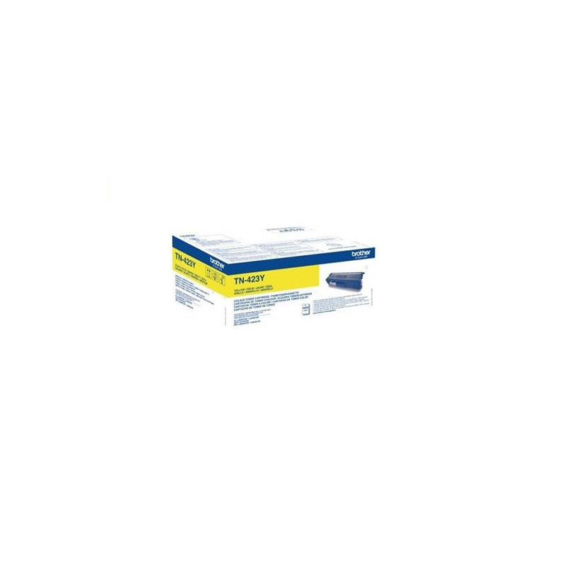 CARTOUCHE IMP. BROTHER TN-423Y JAUNE 4000P.