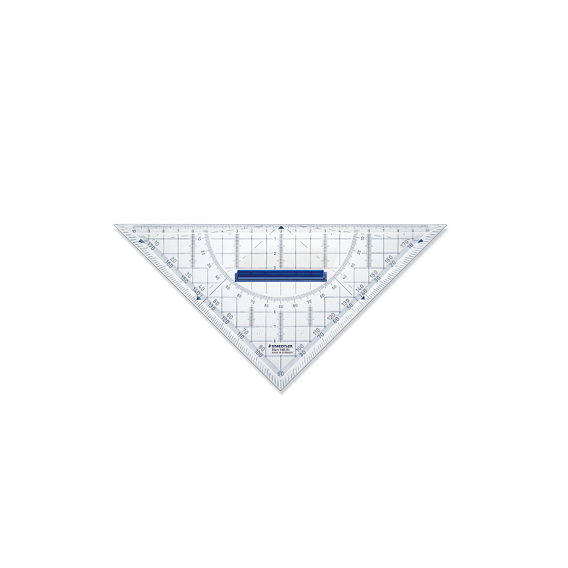 EQUERRE STAEDTLER 22CM AVEC BOUTON