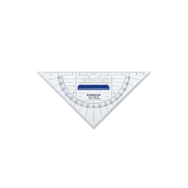EQUERRE STAEDTLER 16CM AVEC BOUTON