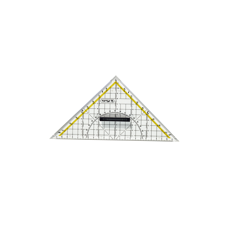 EQUERRE HERLITZ 20CM AVEC BOUTON (300010434)