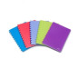 CAHIER ATOMA A5 PLAST. TRANSP. QUA. COM.
