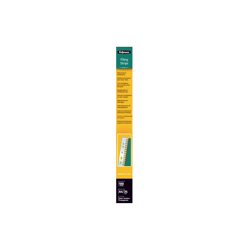 BANDE DE CLASSEMENT A4 RELIURE FELLOWES METAL 100PCS