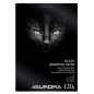 BLOC DESSIN NOIR 210X297MM A4 120G 20FLS AURORA