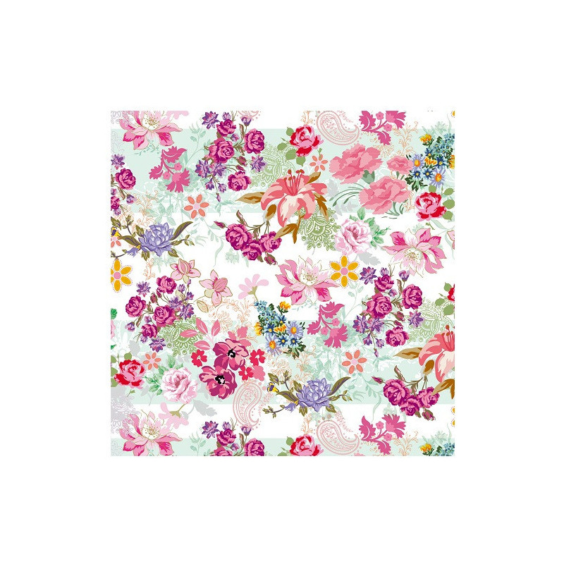 PAPIER CADEAU BSB FLEURS