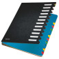 TRIEUR A4 LEITZ 12 COMP. NOIR