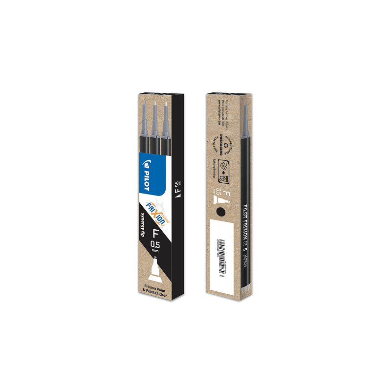 MINE PILOT FRIXION POINT 0,5 NOIR 3PCS