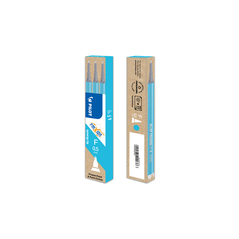 MINE PILOT FRIXION POINT 0,5 TURQUOISE 3PCS