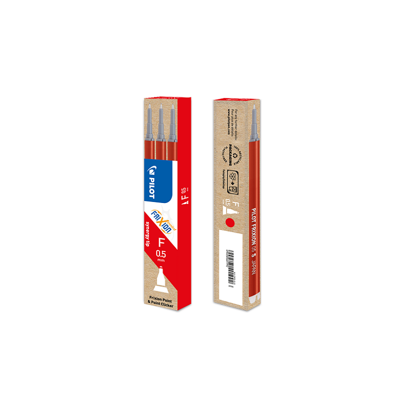 MINE PILOT FRIXION POINT 0,5 ROUGE 3PCS