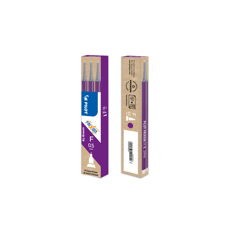 MINE PILOT FRIXION POINT 0,5 VIOLET 3PCS
