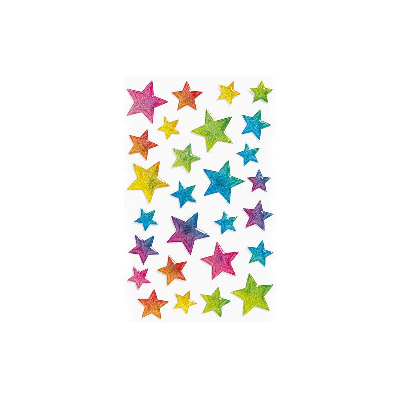 AUTOCOLLANT BSB CREATIVE-STICKER ETOILES