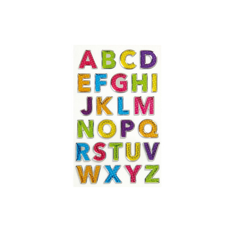 AUTOCOLLANT BSB CREATIVE-STICKER ALPHABET