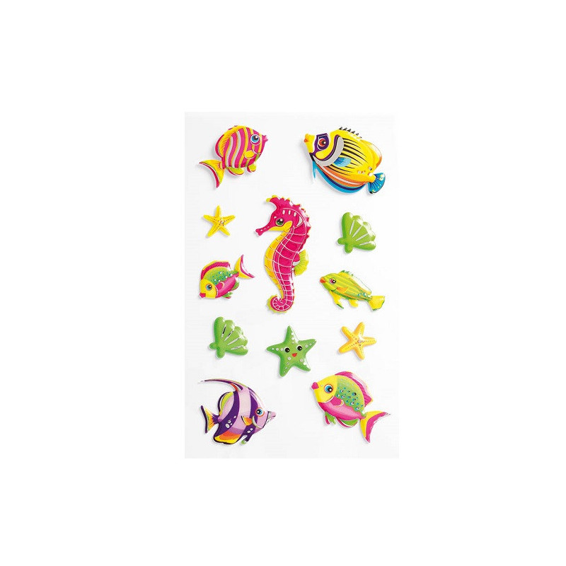 AUTOCOLLANT BSB CREATIVE-STICKER POISSONS