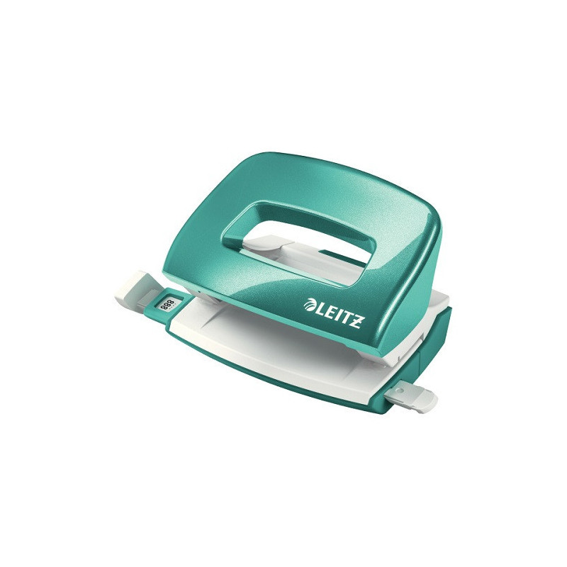 PERFORATEUR LEITZ 5060 MINI NEXXT BLEU GLACIER METAL 10FLS