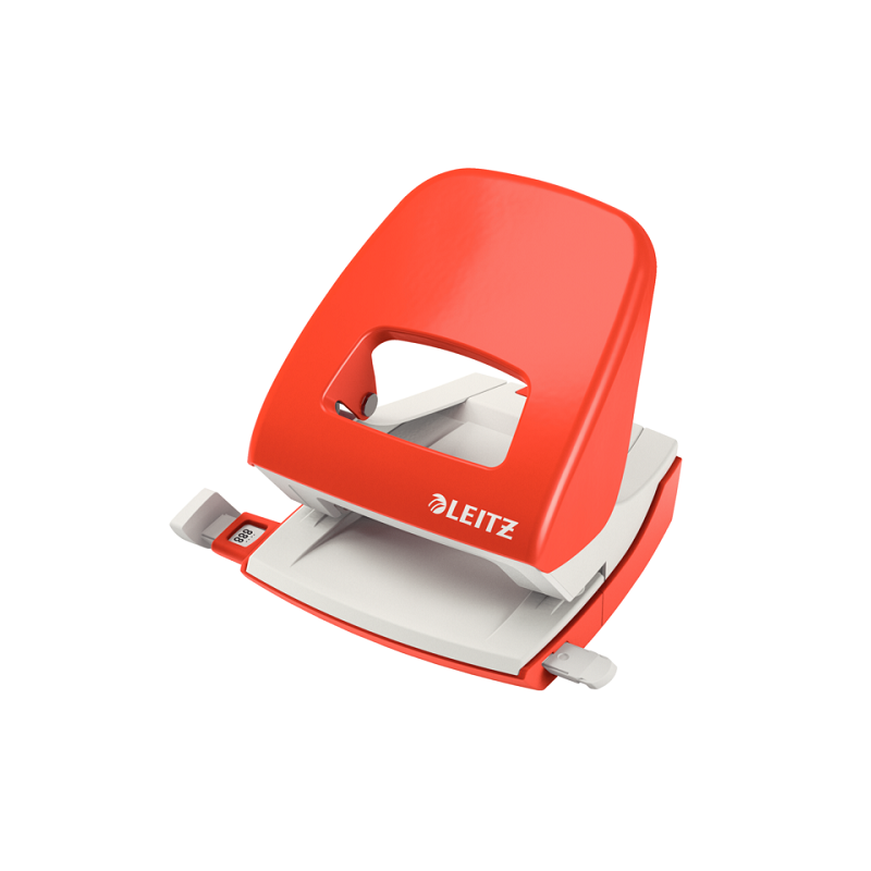 PERFORATEUR LEITZ 5008 ROUGE CLAIR 30FLS