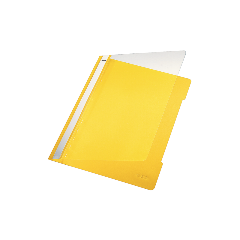 FARDE A GLISS. PLAST. A4 LEITZ 4191 JAUNE