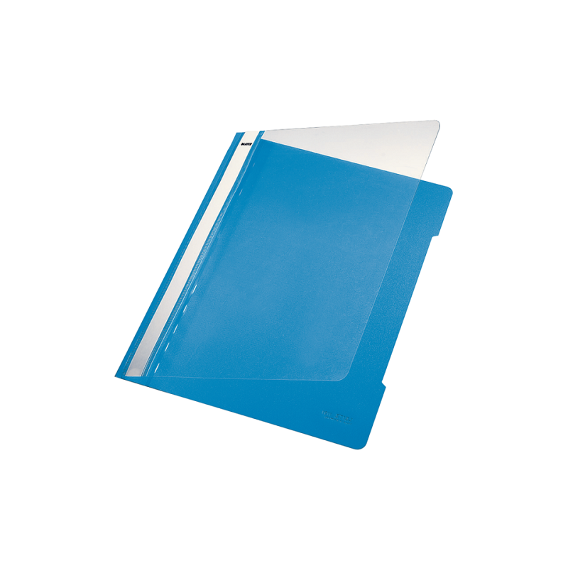 FARDE A GLISS. PLAST. A4 LEITZ 4191 BLEU CLAIR