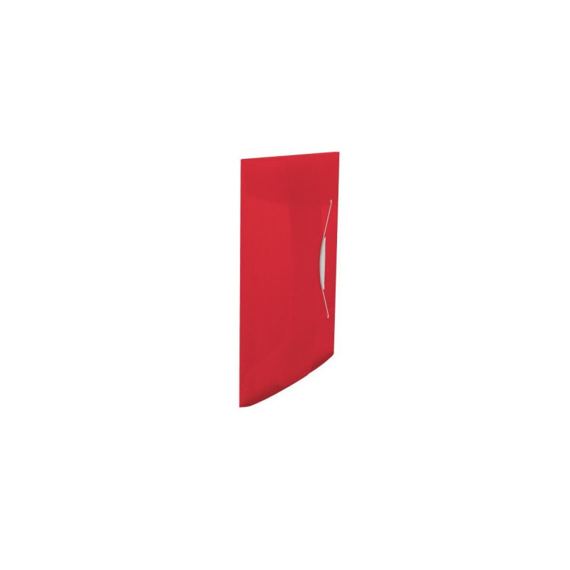 FARDE A ELAST.+RABATS A4 PP ESSELTE VIVIDA ROUGE