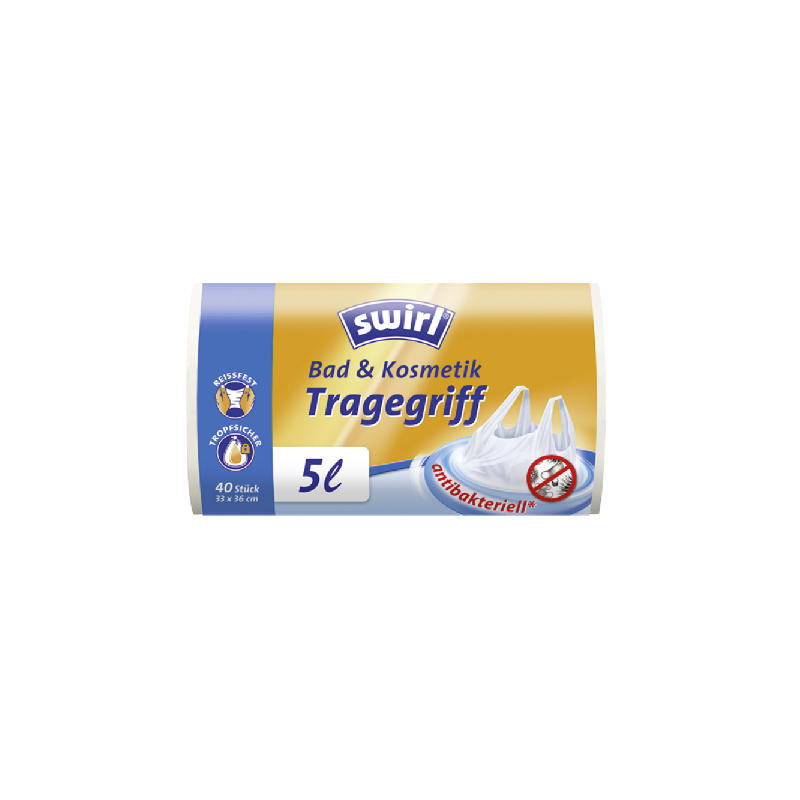 SAC POUBELLE BLANC 5L 33X36CM 40PCS