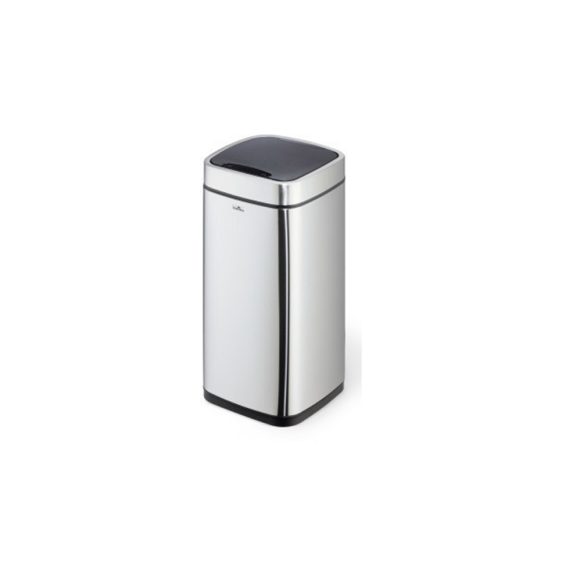 POUBELLE AUTOMATIQUE DURABLE AVEC SENSOR NO TOUCH 21L. ARGENT METALLISE