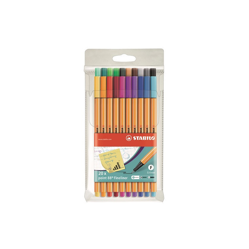 FINELINER STABILO POINT 20PCS