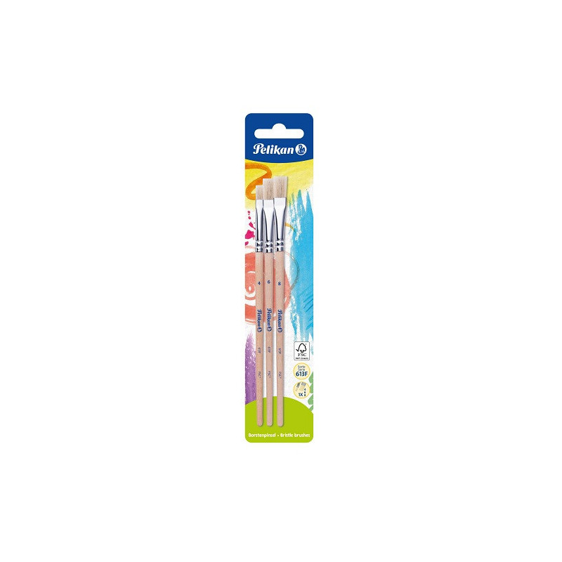 PINCEAU PELIKAN BROSSE 4/6/8 BLISTER (100401589)