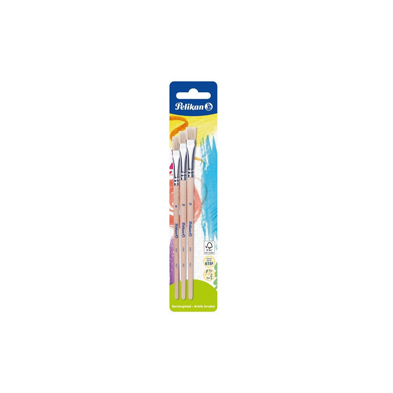 PINCEAU PELIKAN BROSSE 8/10/12 BLISTER (100401590)