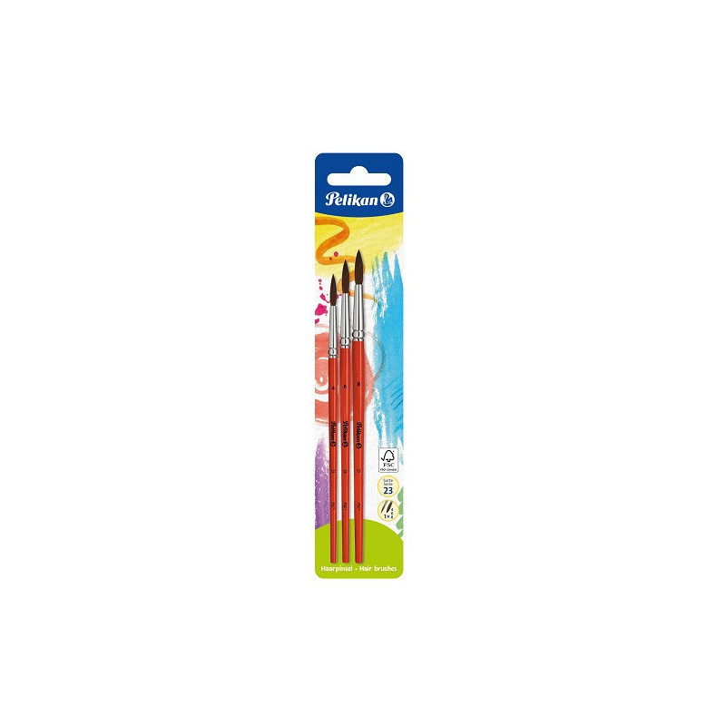 PINCEAU PELIKAN AQUA. 4/6/8 BLISTER (100401591)