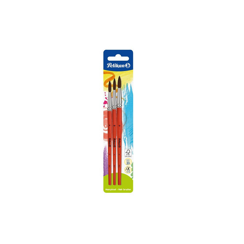 PINCEAU PELIKAN AQUA. 8/10/12 BLISTER (100401592)