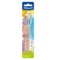 PINCEAU PELIKAN AQUA. COURT 2-4-6 / BROSSE 6-10 BLISTER (100401594)