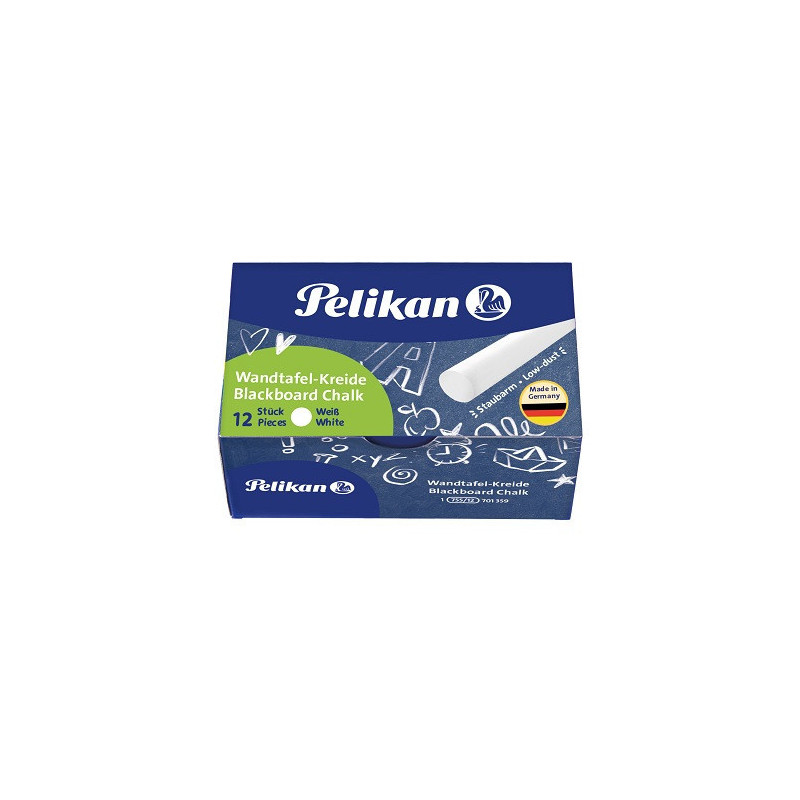 CRAIE RONDE PELIKAN BLANC 12PCS (400142594)