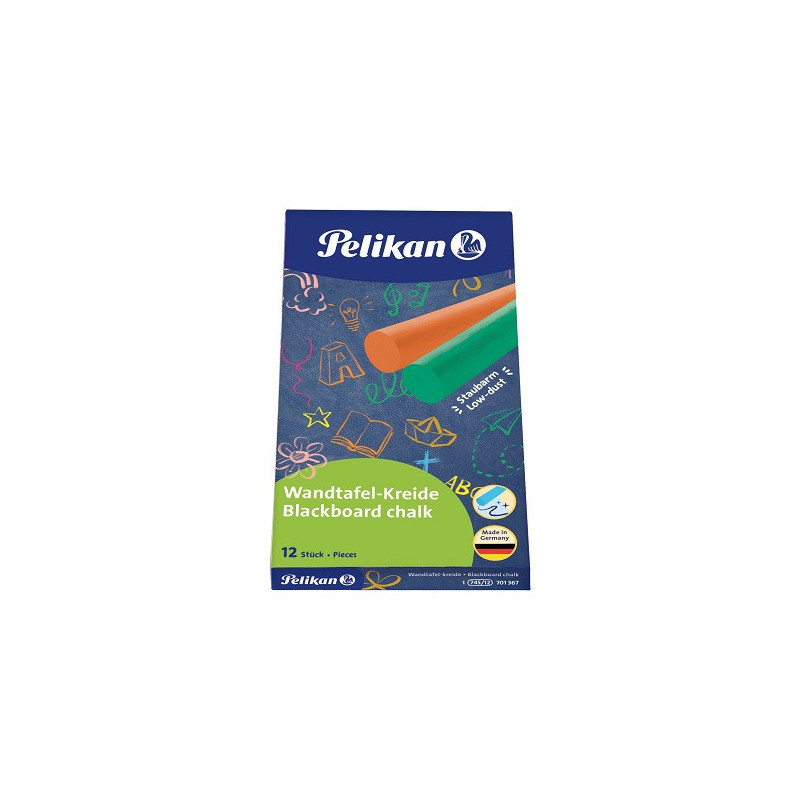 CRAIE RONDE PELIKAN COULEUR 12PCS (400142595)