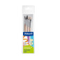 PINCEAU PELIKAN AQUA. COURT 2-4-6 / BROSSE 6-10 BLISTER (400142597)