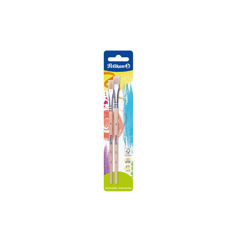 PINCEAU PELIKAN BROSSE 6/12 BLISTER (300008312)