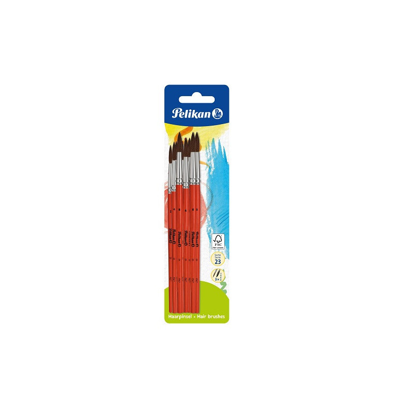 PINCEAU PELIKAN AQUA. 12/B 12PCS BLISTER (300008314)