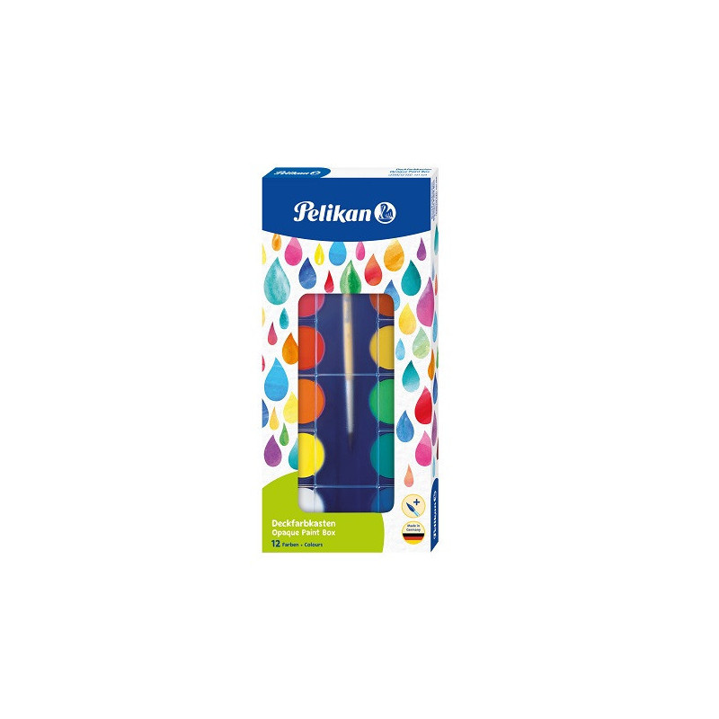 GOUACHE PELIKAN 12 PASTILLES (100401610)