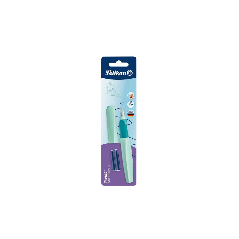 PLUME PELIKAN TWIST TURQUOISE / VERT MEDIUM BLISTER (400195770)