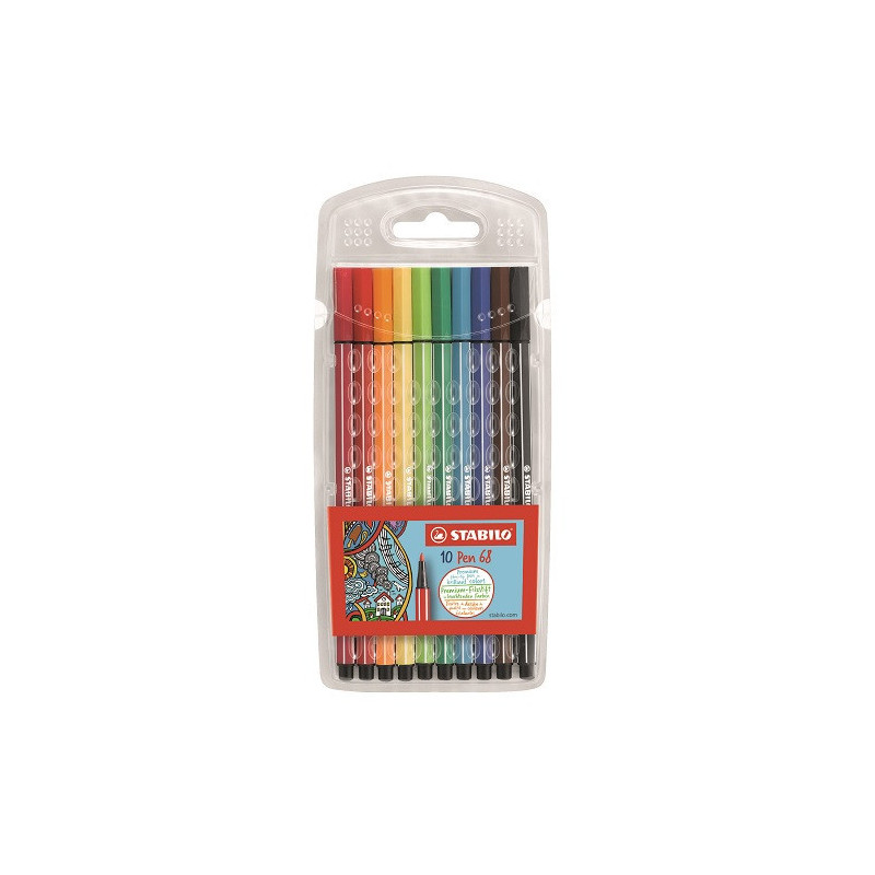 FEUTRE ECO.STABILO PEN 10PCS