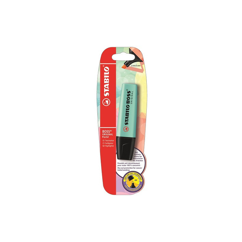 SURLIGNEUR STABILO BOSS TOUCH OF TURQUOISE BLISTER