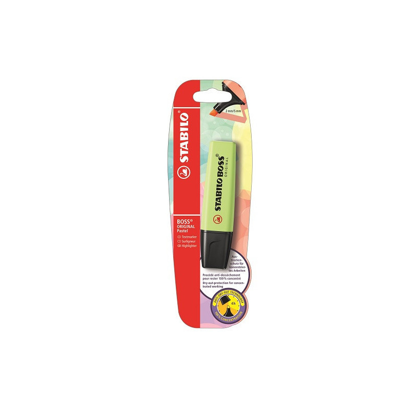 SURLIGNEUR STABILO BOSS DASH OF LIME BLISTER