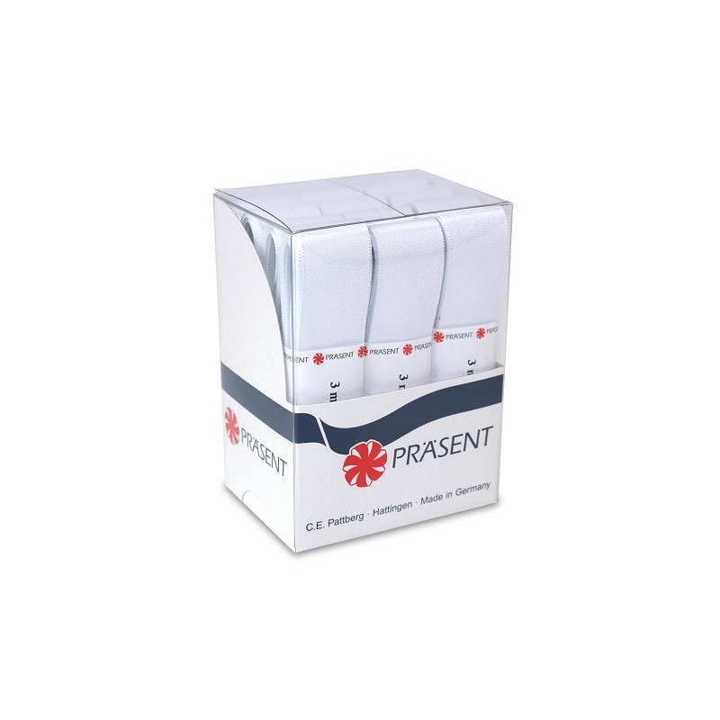 RUBAN CADEAU PATTBERG 3MX25MM EUROPA BLANC