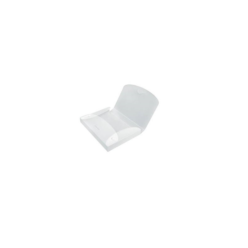 BOXE CLASSEM. A5 25MM TRANSP. BLANC JALEMA