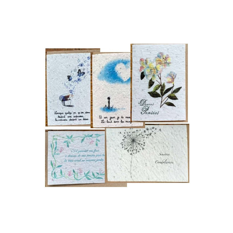 CARTE A PLANTER DECES ASS.