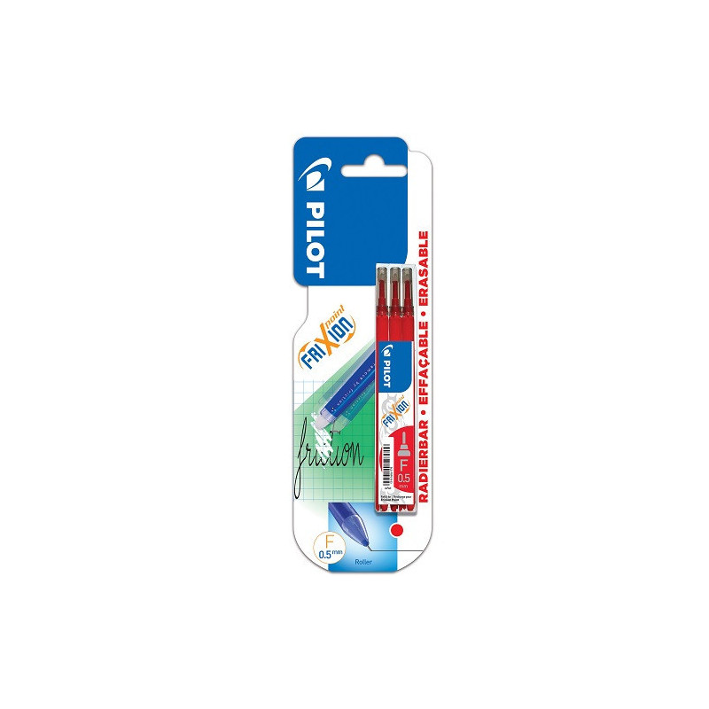 MINE PILOT FRIXION POINT 0,5 ROUGE 3PCS BLISTER
