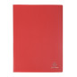 ALBUM PRESENT. A4 EXACOMPTA 40 POCH. ROUGE