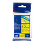 RUBAN BROTHER PT TZ 12MM NOIR/JAUNE
