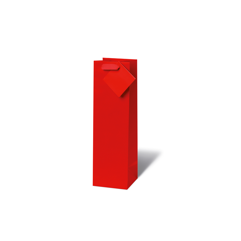 SACHET BSB BOUT. 36X10,5X10CM UNICOLOR ROUGE