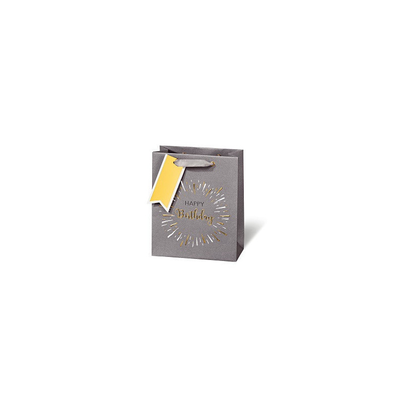 SACHET BSB 23X19X9CM BIRTHDAY GOLD