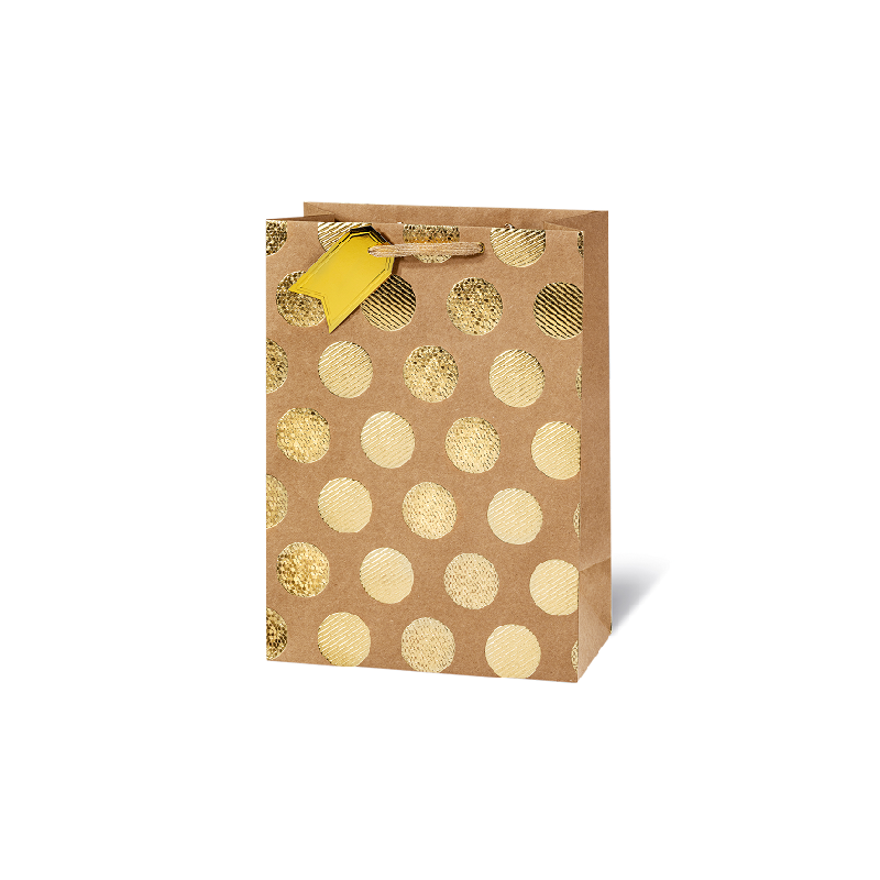 SACHET BSB 36X26X14CM GOLDEN DOTS