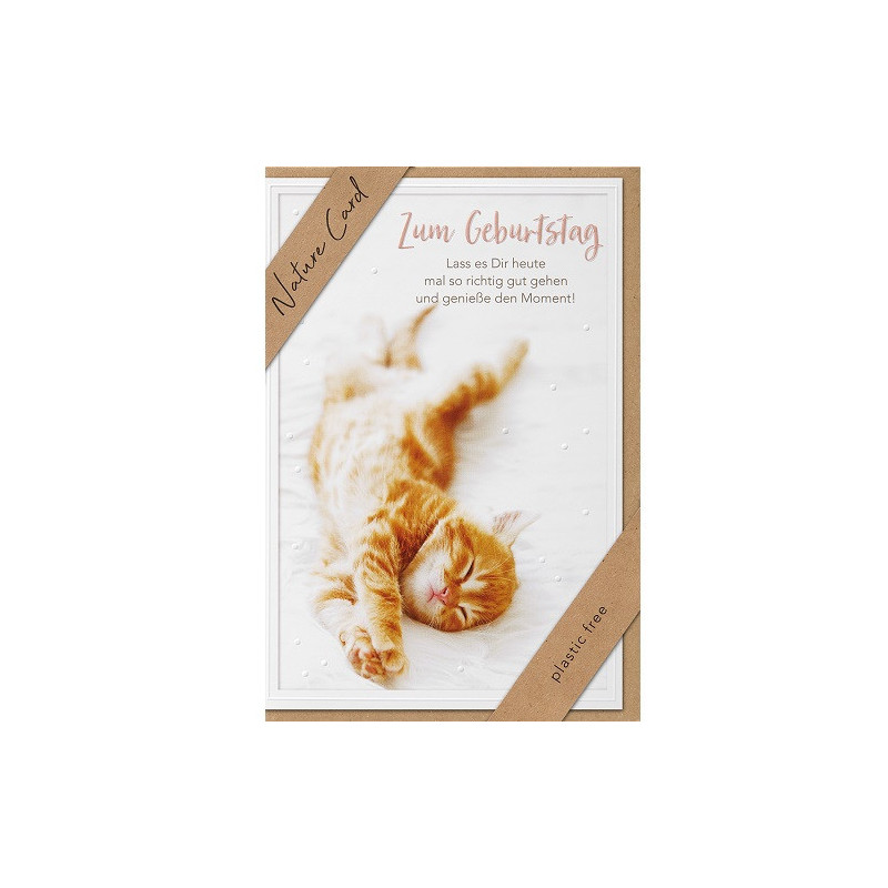 CARTE VOEUX BSB NATURE CARD HAPPY BIRTHDAY