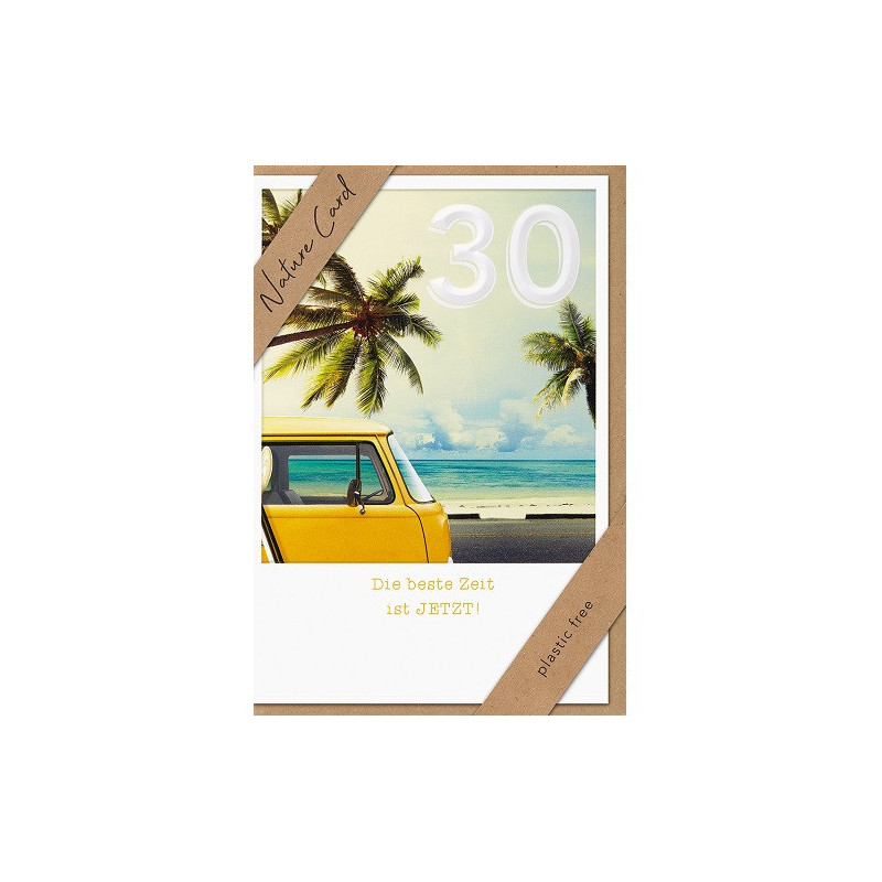 CARTE VOEUX BSB NATURE CARD HAPPY BIRTHDAY 30